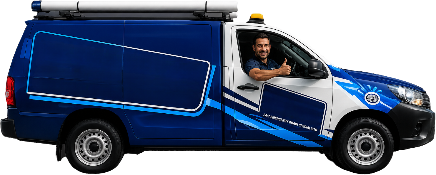Cheltenham Blocked Drains service van